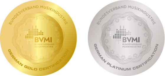 Gold- und Platin Award des Bundesverband Musikindustrie